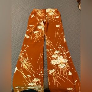 Floral bell bottoms